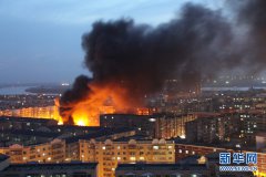 米昂电子 哈尔滨发生连环爆炸 现场火光冲天
